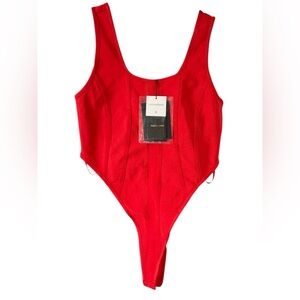 Women's Red Sculpting Bodysuit